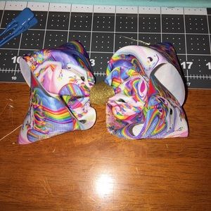 Lisa frank handmade Hairbow